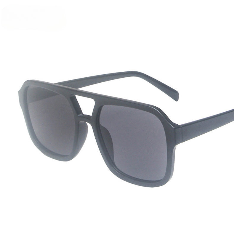 Wholesale Leopard Print Double Bridge PC Sunglasses